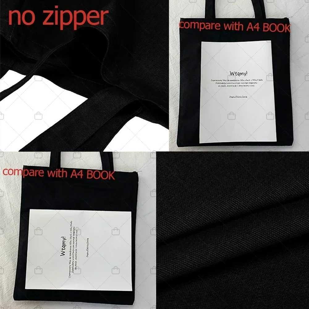 Customized Canvas Bags Shopper Shoulder Bag Big Women Designer Handbags Shopping Tote Casual Woman Grocery Customizable Fabric Z250224-1