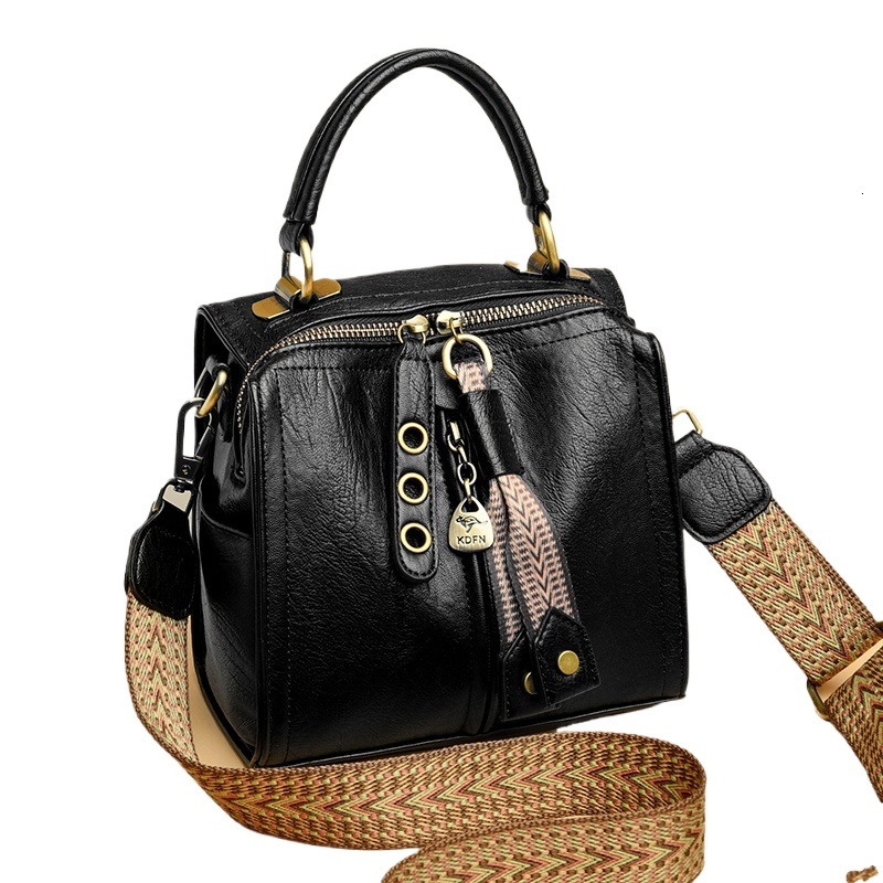 Cow Women Messenger New Genuine Leather Shoulder Handbag Designer Bag Female Tote Ladies Crossbody Sac A Main
