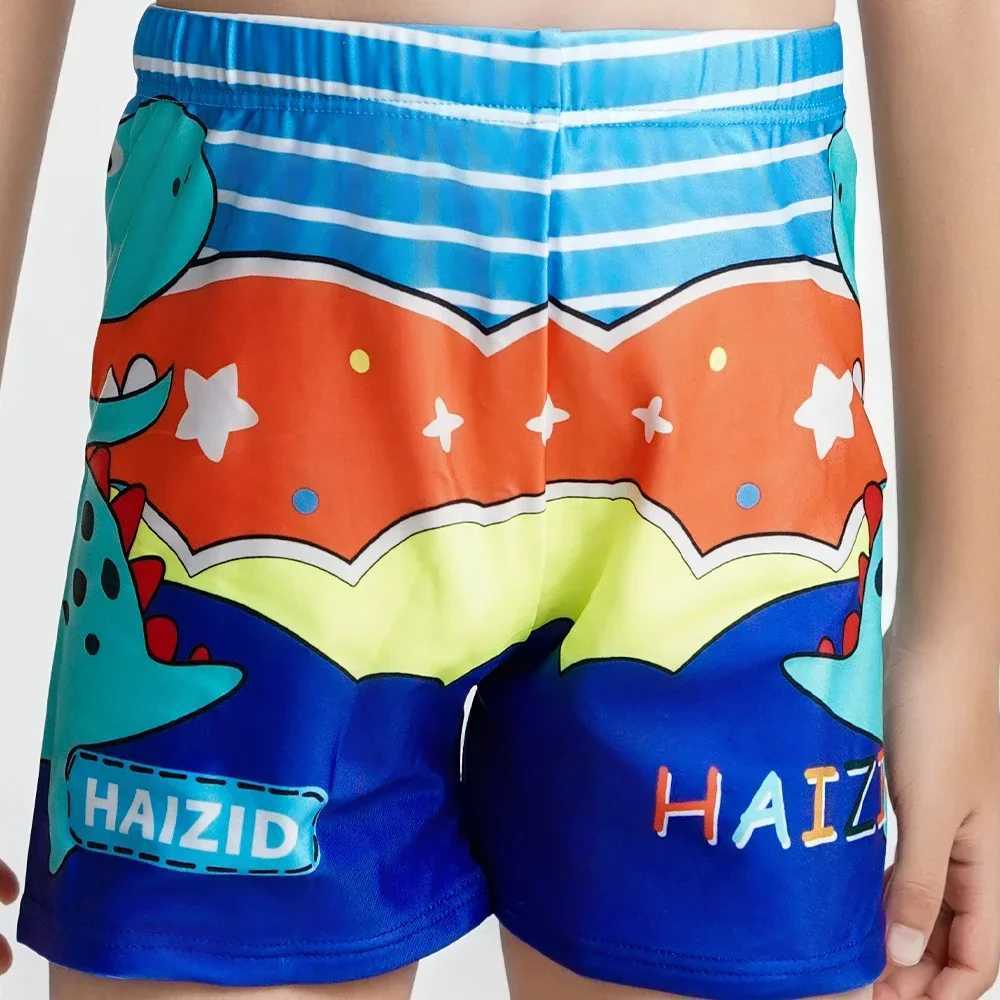 2025 Summer Cartoon Boys Swim Trunks Children Swimwear Pattern Toddler Kids Swimsuits Boys Elastic Waist Beach Shorts L-3XL X250224
