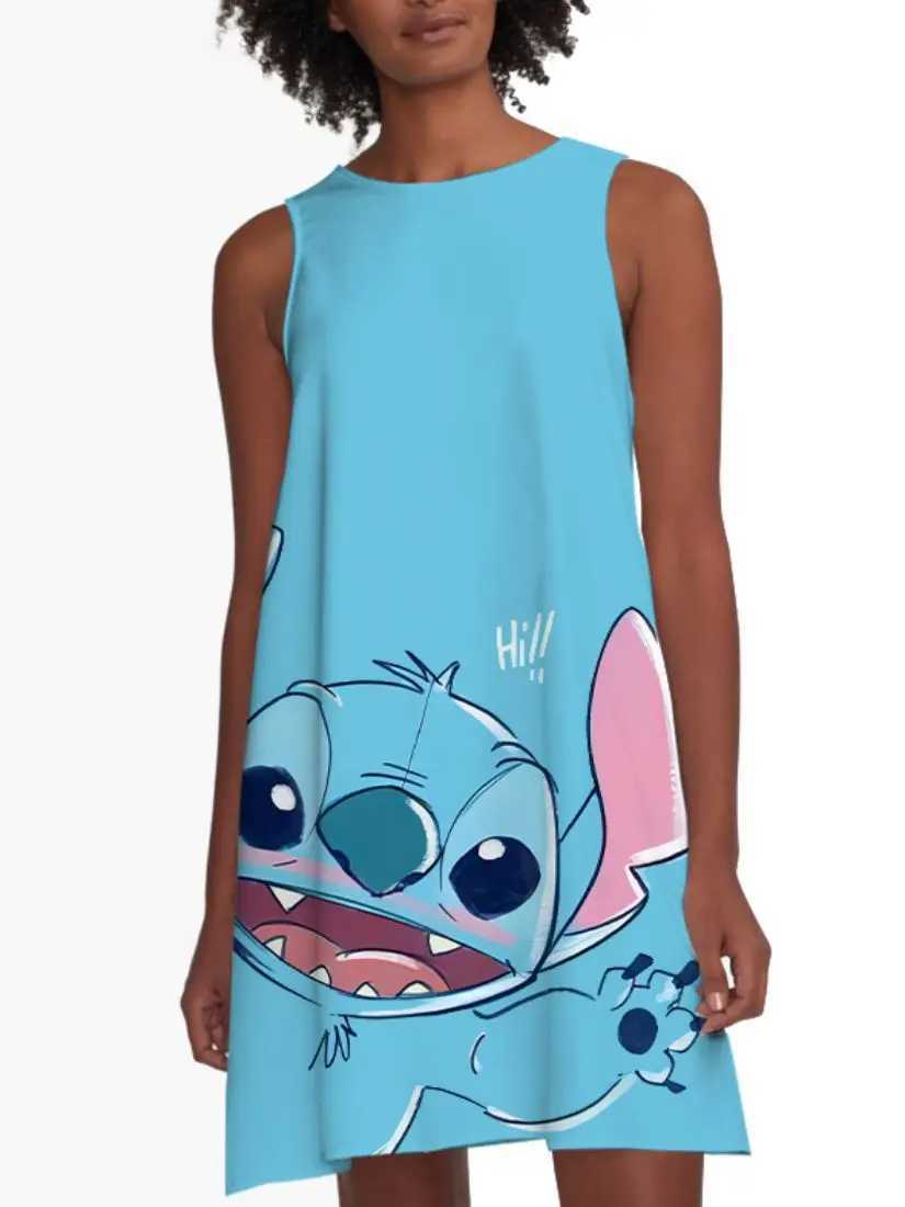 Mini Dress Stitch Top Fashion Tie Dye Sveless Sexy Short Dresses for Women 2023 Loose Womens Summer Beach Dress CoolXJ250224