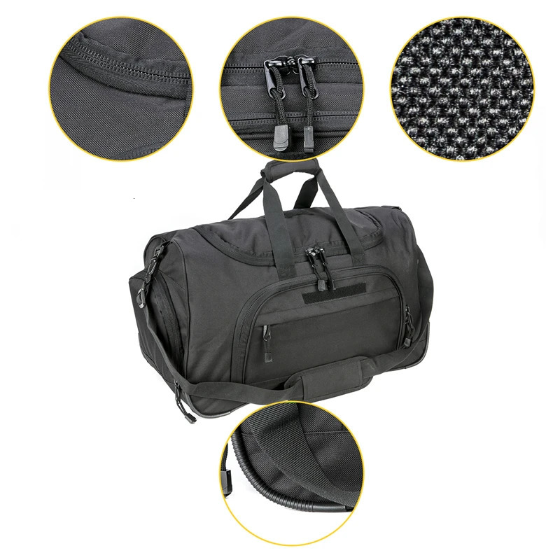Waterproof Gym Bag Men Sports Travel Bags Military Tactical Duffle Luggage Outdoor FitnessTraining Bag 250221