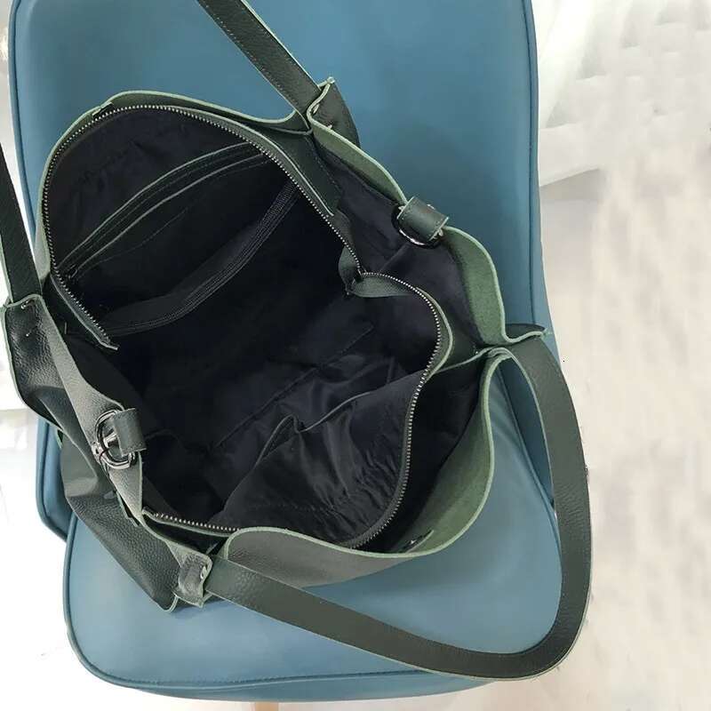 Large Capacity Tote Female Handbags Women Shoulder Soft Genuine Leather Ladies Crossbody Bag Casual High Quality Big Bags
