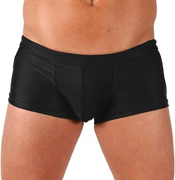 Mens Boxers Swim Shorts Mens Race Style Swimsuit With Front Pocket Beach Pool Super Speed Dry Water SportsXJ250224