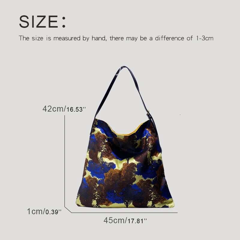 Chinese Style Slim Tote Bags For Women Designer Handbag And Purses 2024 New In Polyester Wer Pattern Underarm Shoulder