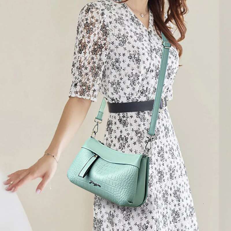 High Quality Soft Leather Bags Three Layers Large Capacity Crossbody Shoulder Bag For Women New Style3 New Designer Handbag Sac