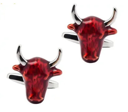 10 pairs of wild water buffalo Niu cufflinks copper plated cufflinks shirt cufflinks mens jewelry accessories 250220
