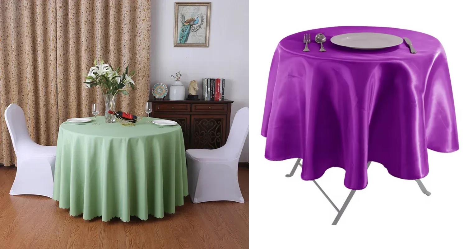 EOF.13 Tablecloth Wedding Solid Birthday Wedding Banquet 12 color tablecloths birthday party bright wedding christmas