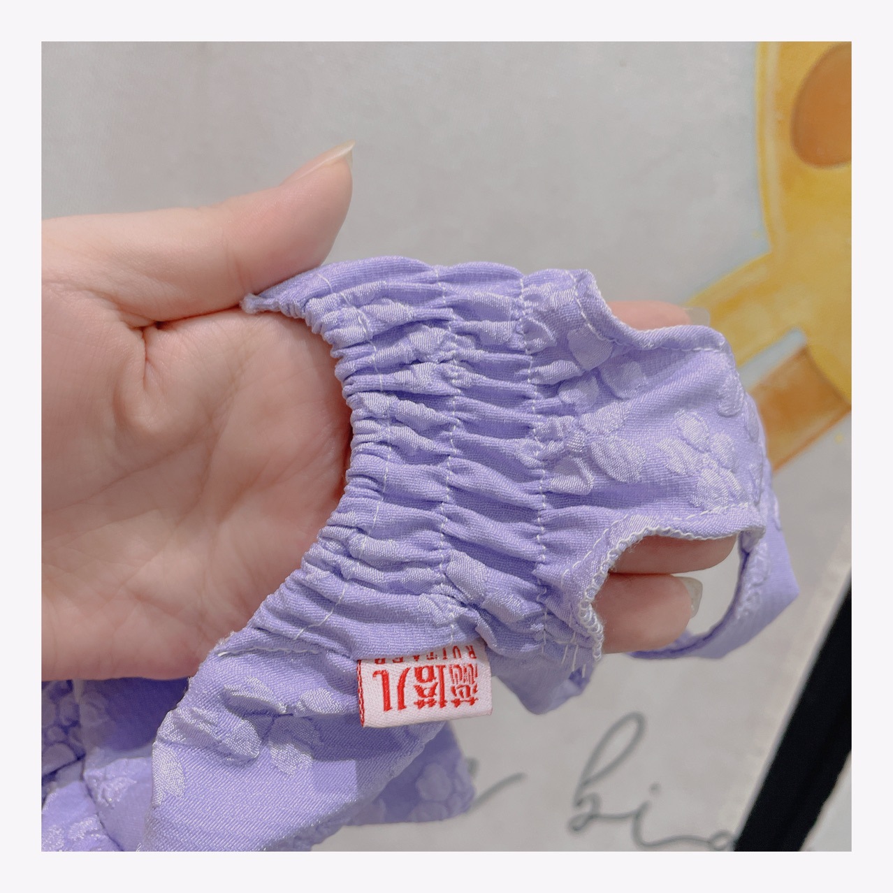 Purple Bowknot Elegant Summer Dog Dress With Pearl Hairbow Handmdede High Quality Tiny Dog Clothes