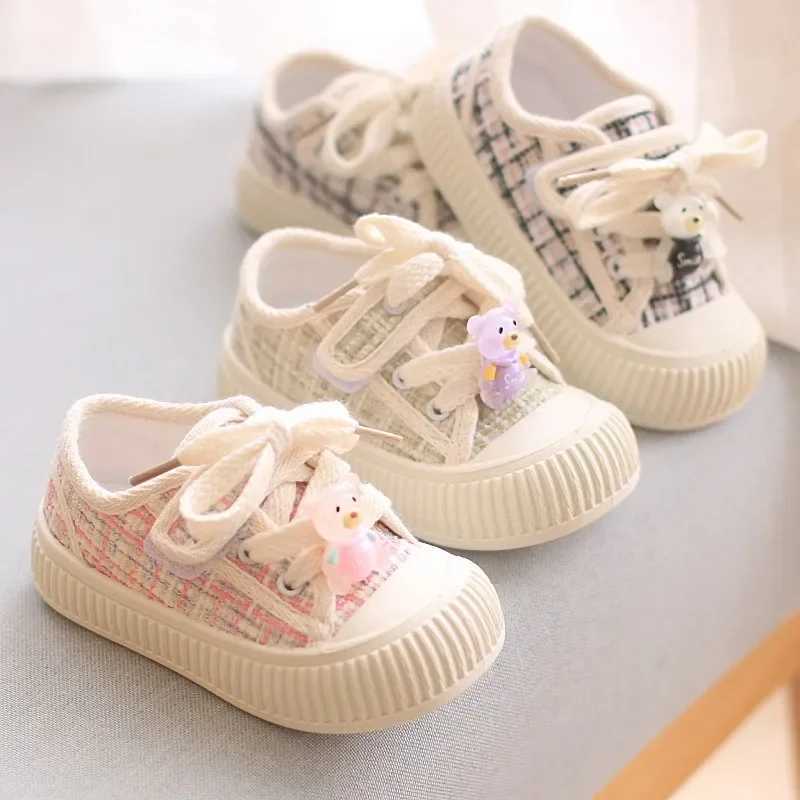 Spring Autumn Fashion Kids Canvas Shoes Casual Sport Boys Girls Sneakers Shoes Soft Rubber Sole Flat Children Canvas Shoes 21-26 X250224