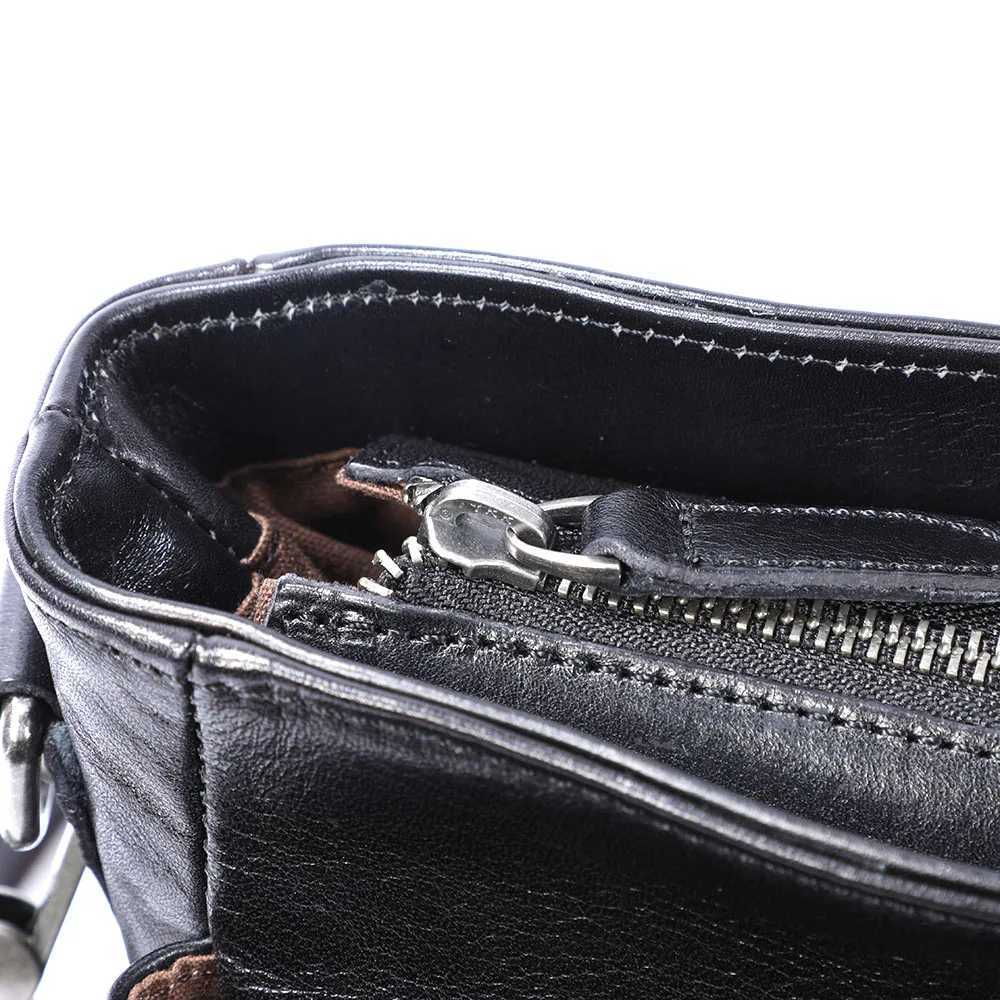 S.WORKER Fashion Genuine Leather Shoulder Bag Mens Casual Messenger Bag Cross Body Bag Soft Cowhide Leather Shoulder Bag Z250225