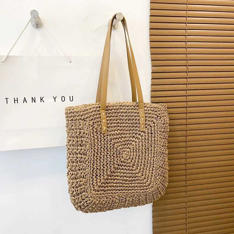 Summer Style Shoulder Bags For Women Large Capacity Handmade Straw Handbag Totes Travel Holiday Beach Bag Shopping Pack bolsa