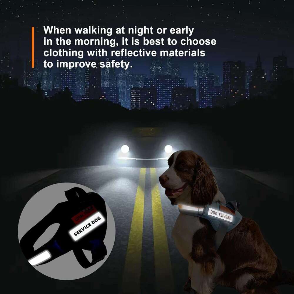 DHpet Wholesale Pet Chest Harness For Medium And Large Dogs Reflective Explosion-proof Vest Dog Traction Rope