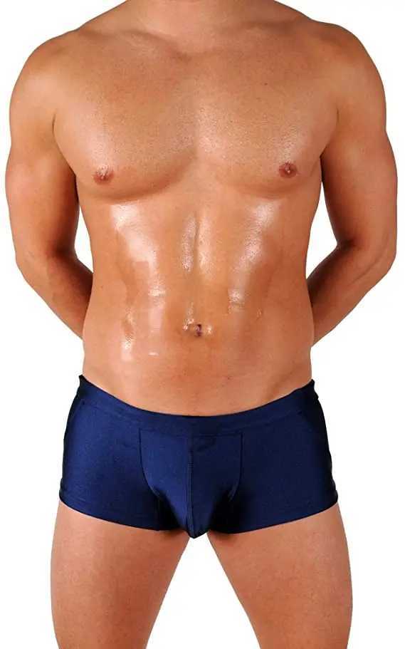 Mens Boxers Swim Shorts Mens Race Style Swimsuit With Front Pocket Beach Pool Super Speed Dry Water SportsXJ250224