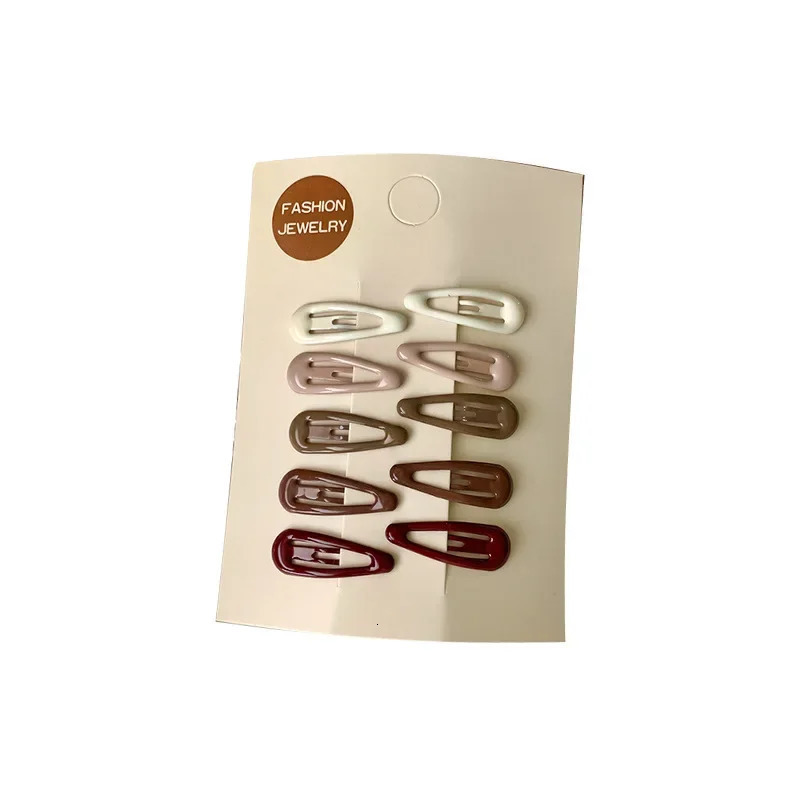 10pcsbag Girls Mini Hair Clips Pins BB Hairpins Colorful Metal Barrettes for Baby Children Women Styling Accessories 250218