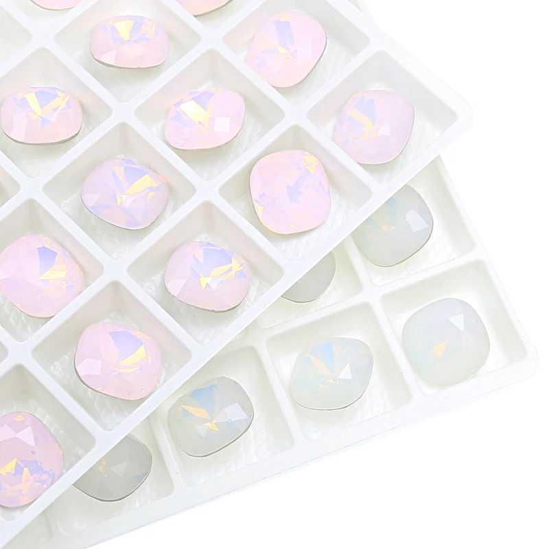 Nail Art Decorations Square Pointback Glue On Gems Strass Rhinestones K9 Glass Nail Art Diamond For Clothes Sandals Stones And Crystals Applique Gift 