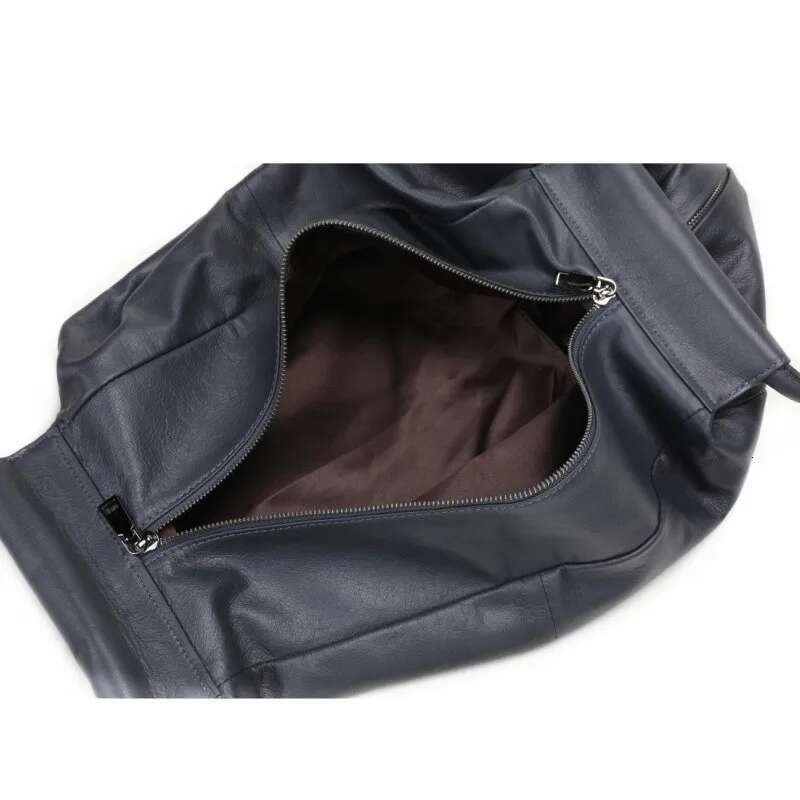 Slouchy Soft Cowhide Large Capacity Purses Handbags For Women 2024 Genuine Leather Shoulder Travel Bag Underarm Wrist Bags