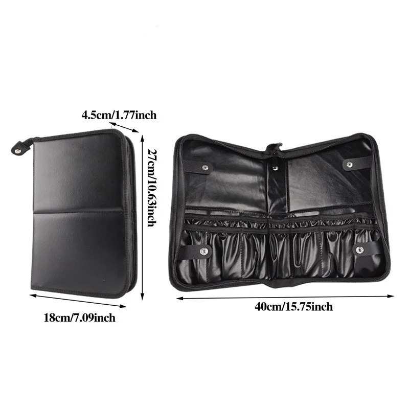 Women Foldable Makeup Brush Bag Organizer Female Travel Cosmetic Toiletry Case for Beauty Tools Wash Accessories Pouch 250224