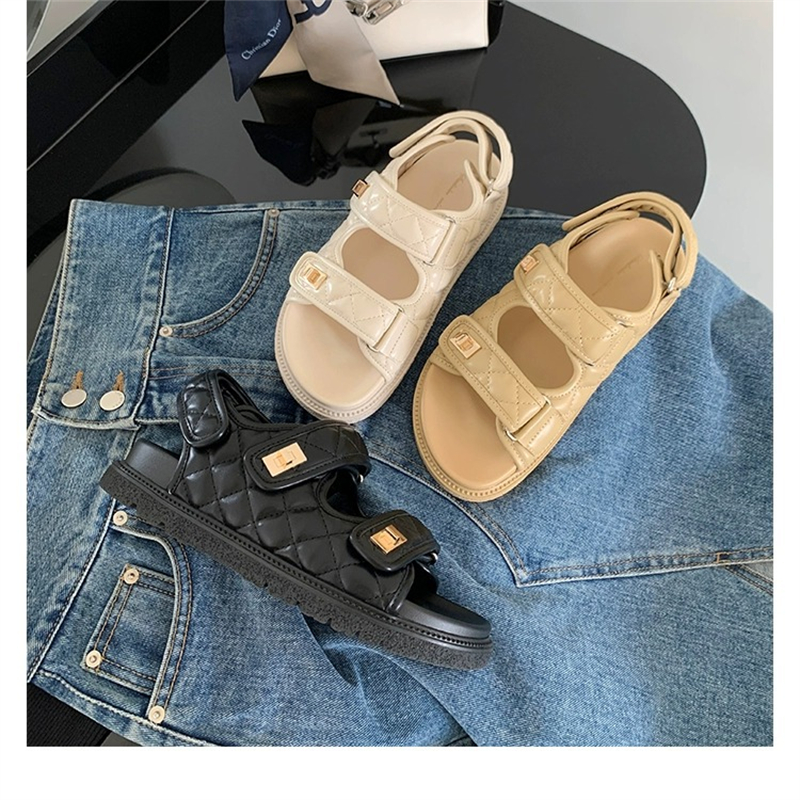 free shipping designer Sandals for woman outdoor breathable shoes soft sole Beach shoes womans