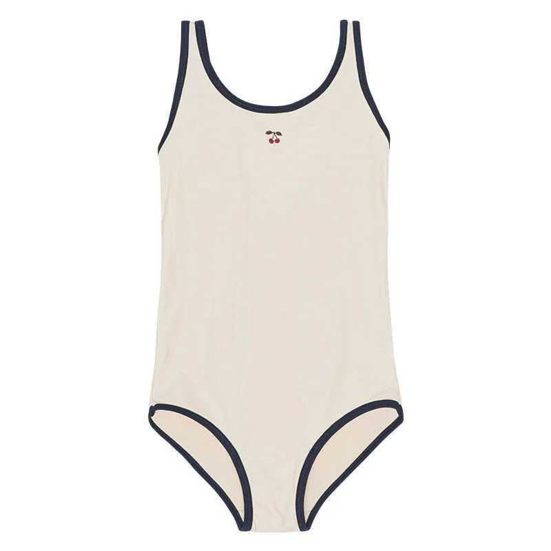 2023 Childrens Swimwear Quick Dry Sun Protection Baby Strap Swimwears Girl Sleeveless Backless One Piece Swimsuit Bikinis X250224