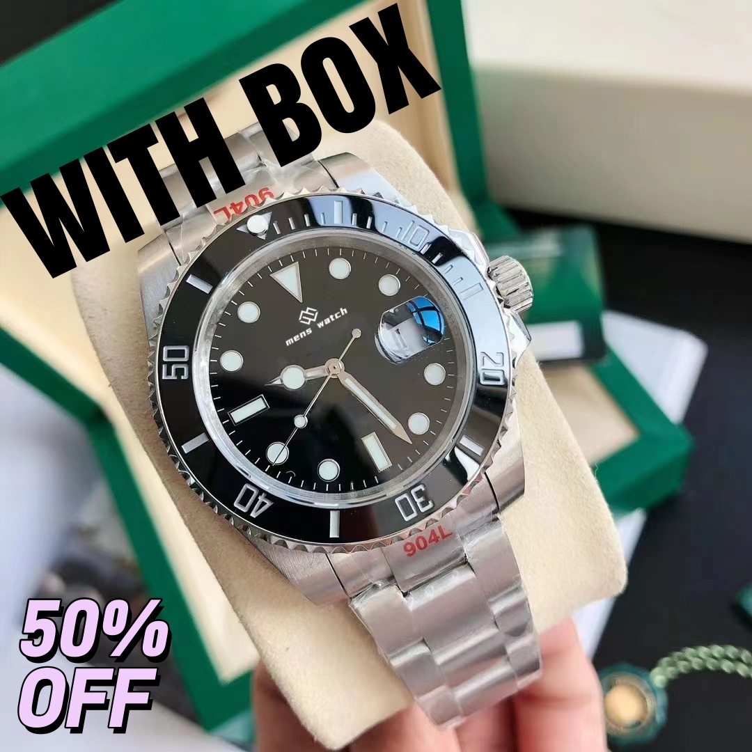 Men's Automatic Mechanical Ceramic Watch - Stainless Steel, Sapphire Crystal, Super Luminous Dia l41mm
