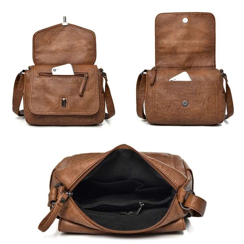 Vintage Shoulder Messenger For Women New Style4 New Purses And Handbags Soft Leather Crossbody Bags Casual Small Tote Bag Bolsos
