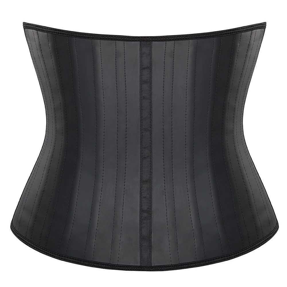 29 Steel Bones Latex Waist Trainer Hook And Eye Corset Fajas Belt Cincher Underbust Corset M250225