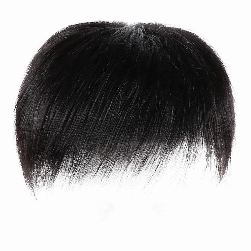 16*18 Human Hair Wig Silk PU Base Mens Wig Unit Mens Capillary Prosthetics Natural Male Hair Replacement System Wig 250224