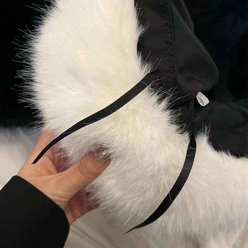 2024 Fluffy Faux Fur Bucket Hat Rabbit Warm Thick Plush Winter Lady Fashion Panama Furry Fisherman Cap Y2k 250210