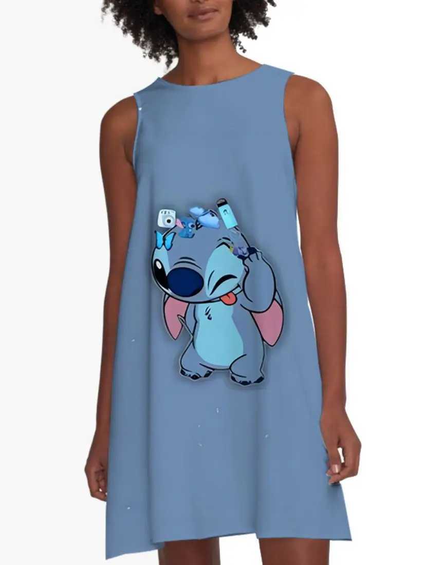 Mini Dress Stitch Top Fashion Tie Dye Sveless Sexy Short Dresses for Women 2023 Loose Womens Summer Beach Dress CoolXJ250224