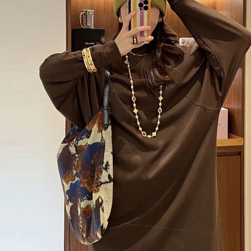 Chinese Style Slim Tote Bags For Women Designer Handbag And Purses 2024 New In Polyester Wer Pattern Underarm Shoulder