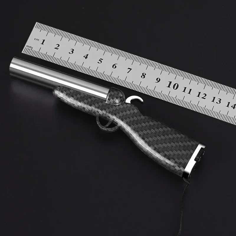 Double-barreled Shotgun Lighter Windproof Double Jet Flame Cigarette Lighter Refillable Butane Gas Lighter Smoking AccessoriesT250224