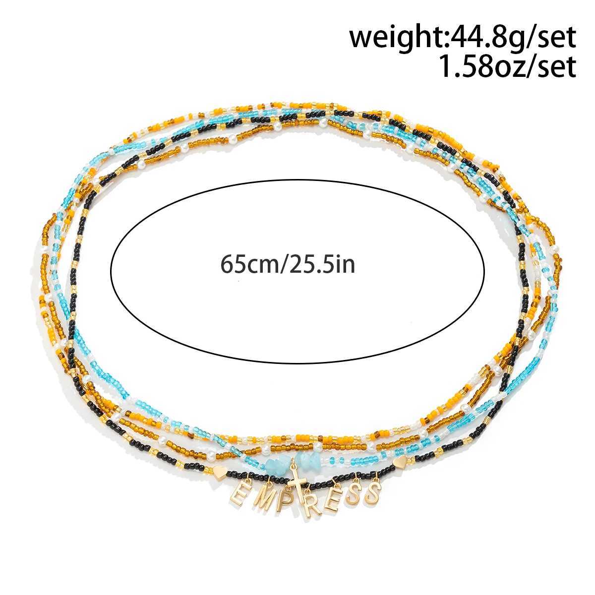 PuRui Multilayer tter Pendant Belt Waist Chain Body Jewelry Trendy Acrylic Beaded Women Belly Chain for Summer Bikinis BeachXJ250224