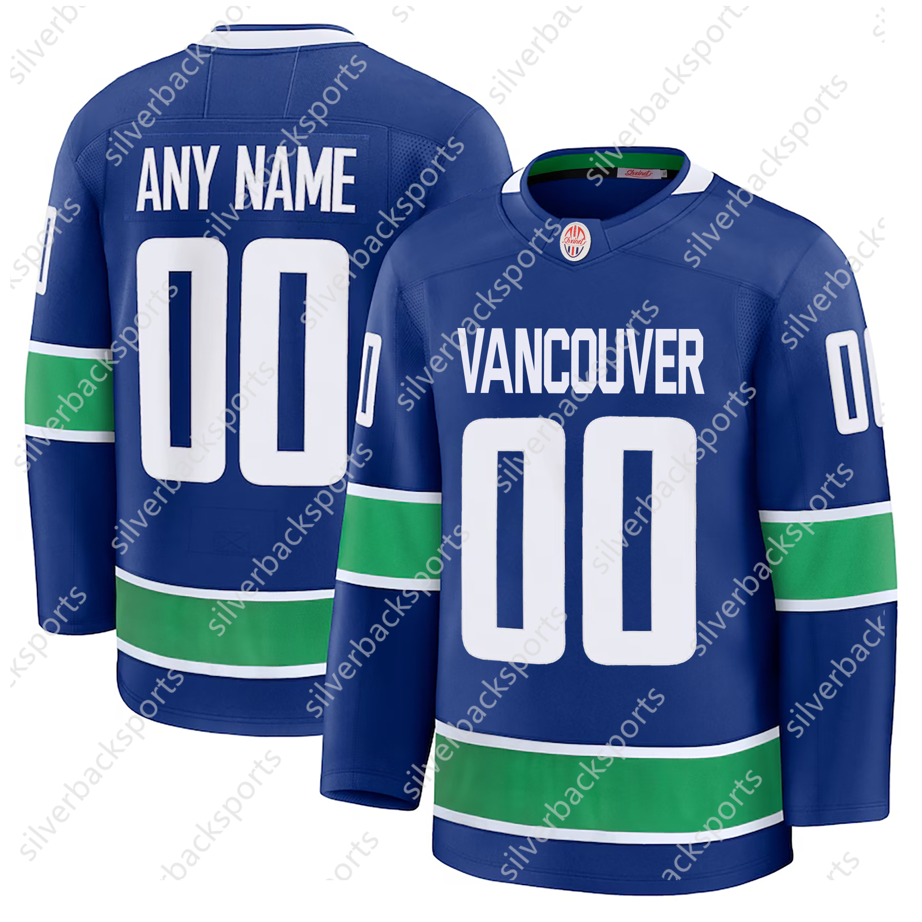 Mens Womens Youth Hughes Garland Jerseys Miller Pettersson DeBrusk Boeser Blueger Myers Stitched Name Number Hockey