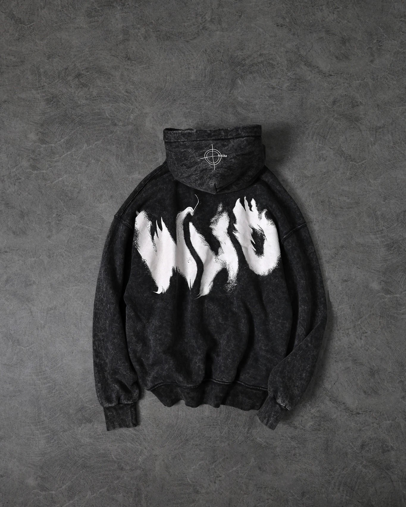 Fashion trend SLATRA washed oversized sweatshirt street Harajuku loose mens and womens pullover 250224