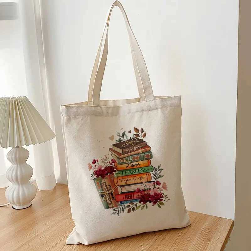 1 pc taylor Gifts Series for Women Girls Fans Singer Taylor Tote Bag The Eras Tour Keychain Swiftie Tote Bag for Singer Fan Season Z250224