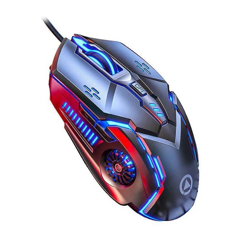 Ergonomic Wired Gaming Mouse RGB Mute Mouse LED Backlit 3200dpi 6Button G5 USB Mechanical Mouse For PC Laptop Computer Gamer O250225