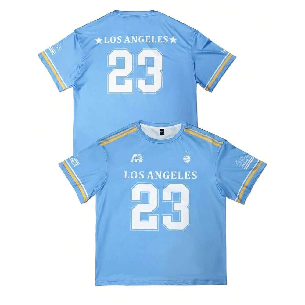 3D digital printed men's shoulder round neck loose sweat wicking breathable short sleeved shirt T-shirt