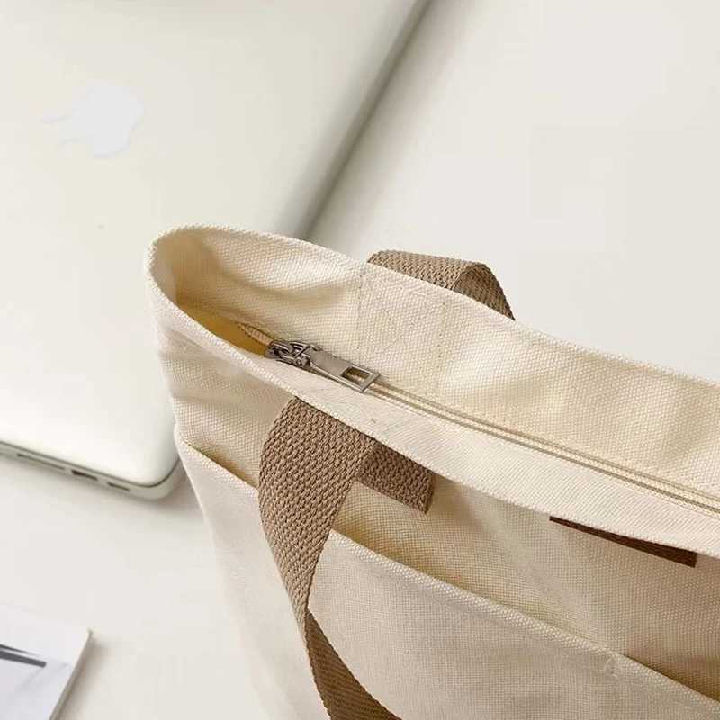Womens Handbag Canvas Sewing Thread Large Capacity Premium Sensory Handbag Convenient and Practical Womens Commuter Bag Z250224