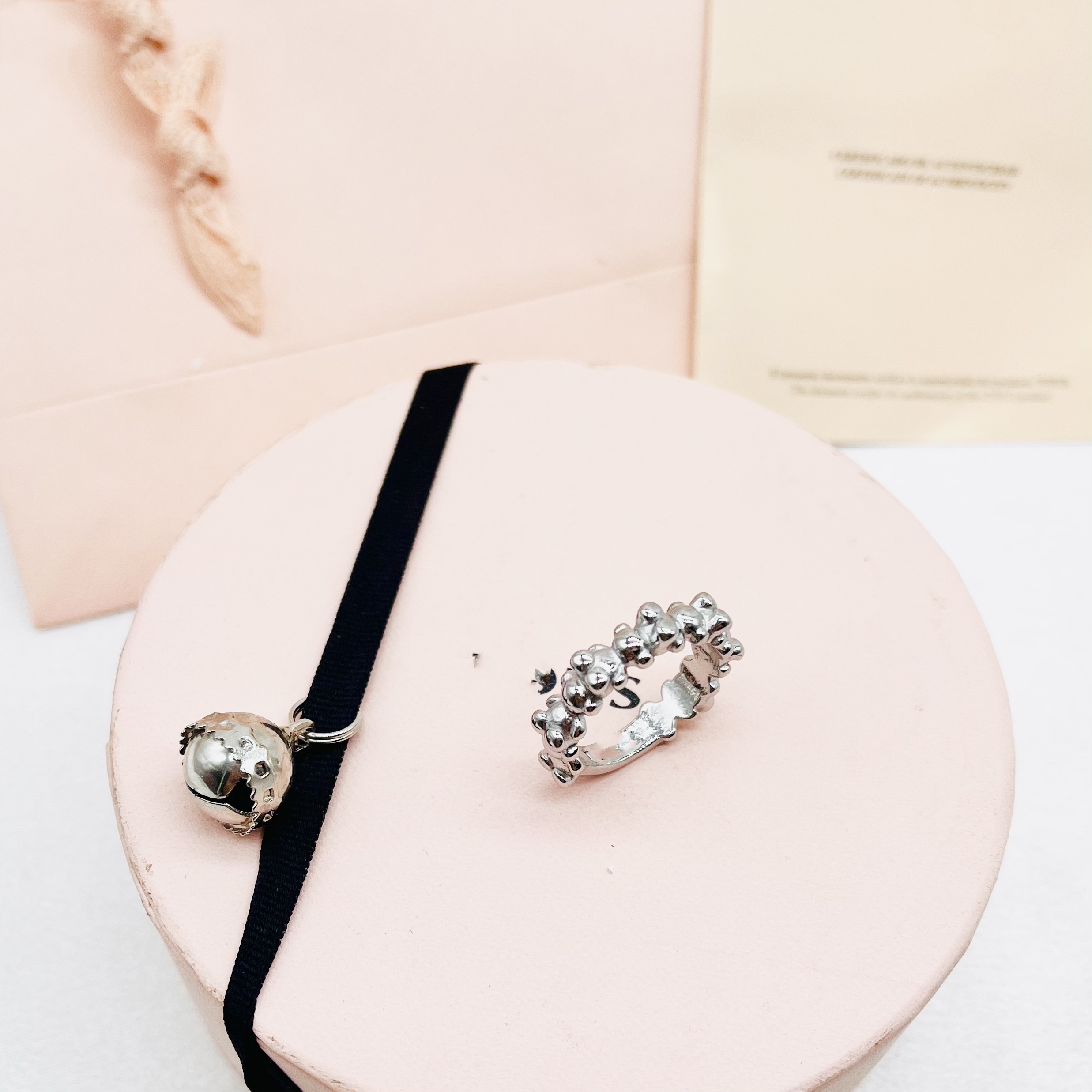 Fashion Women Men Animal Letter Bear Rings Stainless Steel Silver Rose Gold Black Stone Jewelry A Gift