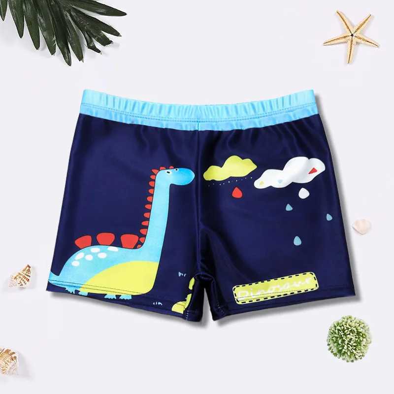 New Comfortable Polyester Color Fashion Childrens Cartoon Printed Swimsuit Summer Trunk Boys Beach Shorts Diving X250224