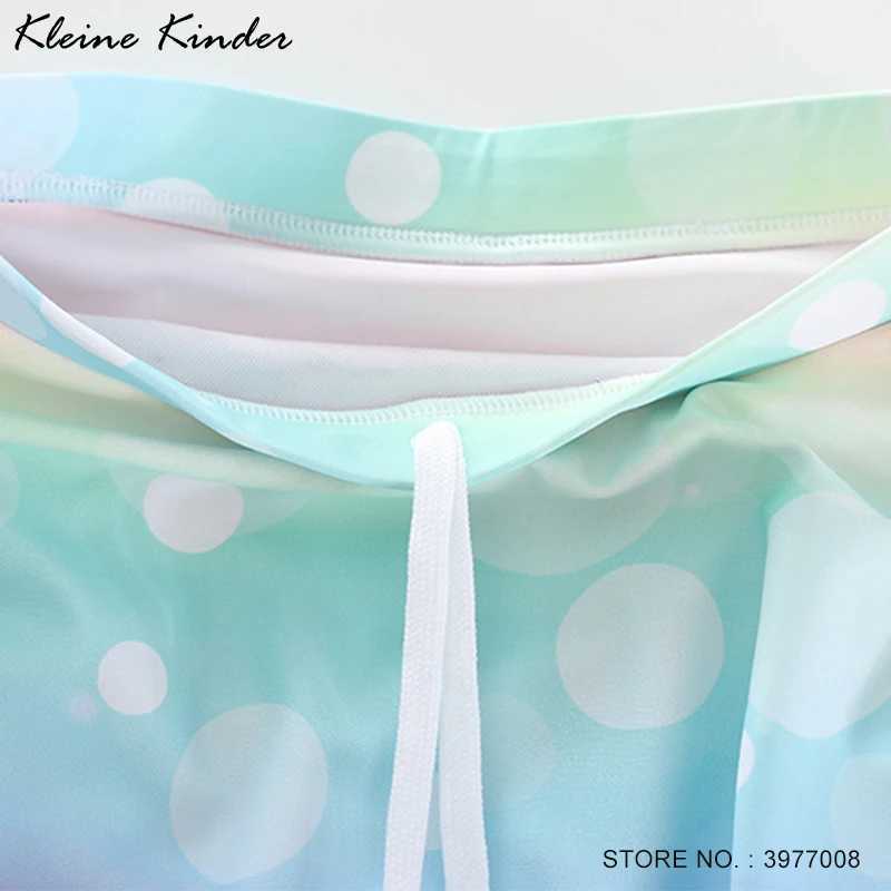 Swimsuit for Children Long Sleeve Rash Guard Swim Skirt and Surf Pant Set Sunscreen UV Protection Beach Kids Bath Clothes Girl X250224