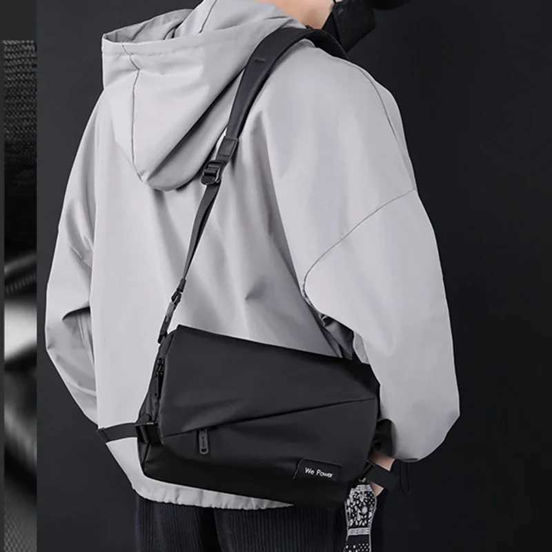 Mens Shoulder Cross Body Sling Bag Fashion Casual Multi-Capacity Military Designer Business Nylon Male Briefcase Messenger Bag Z250225