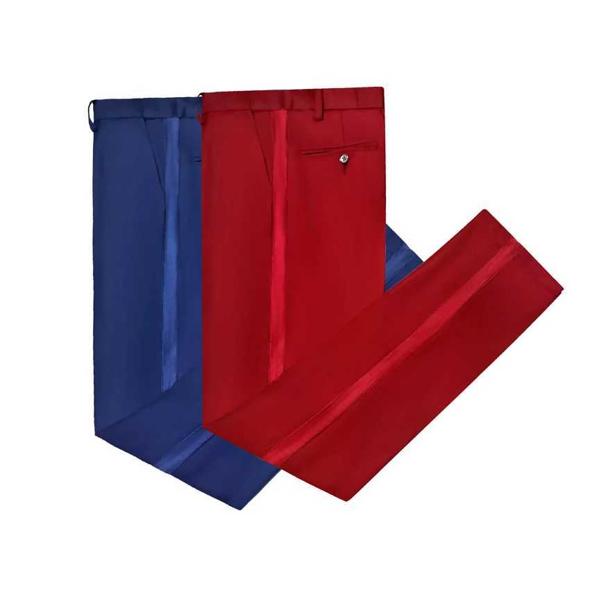 Hot Sale Suit Pant Black Edge Suit Trousers Black Satin trimmed trousers Man Trousers Piece Black Tuxedo Pants W250225