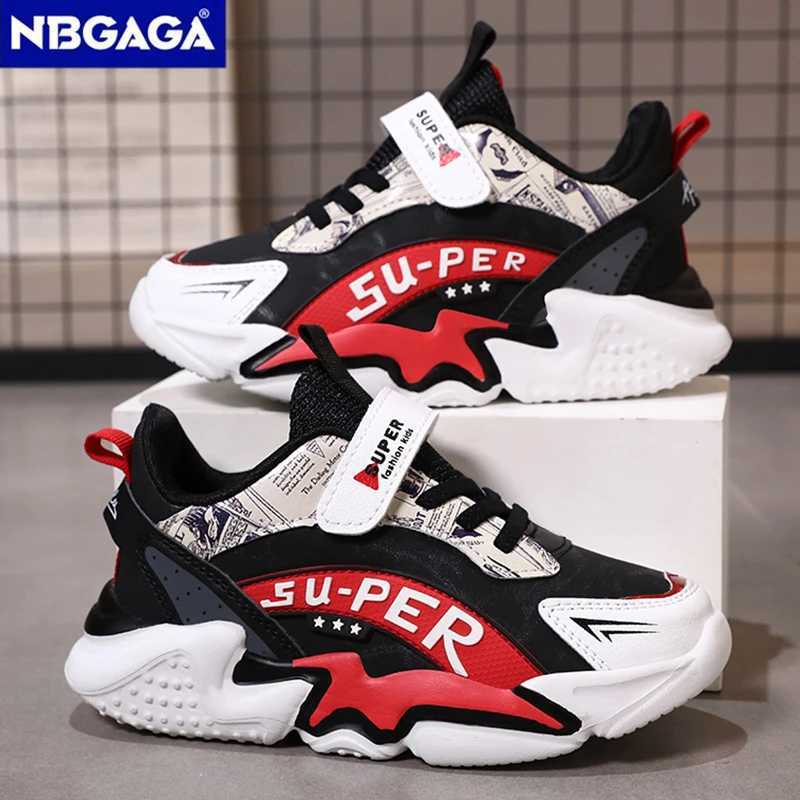Sport Kids Sneakers Boys Casual Shoes For 5-16Years Old Children Tennis Leather Non Slip Fashion Running Shoes W250225