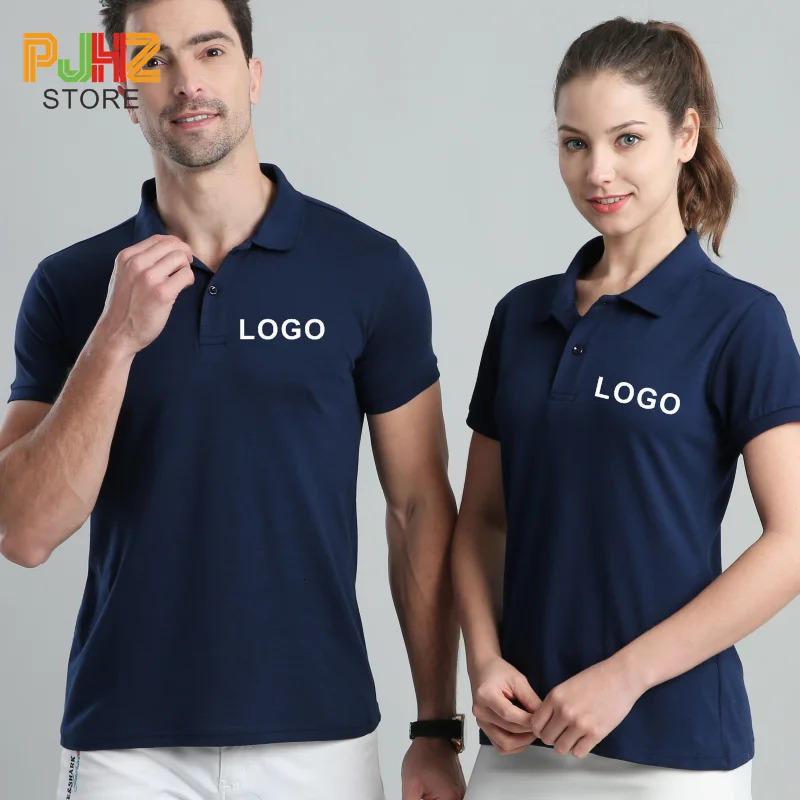 Summer Casual Polo Shirt Breathable Customized Polo Personal Company Group Custom Print Embroidery Work Polo shirts 250224