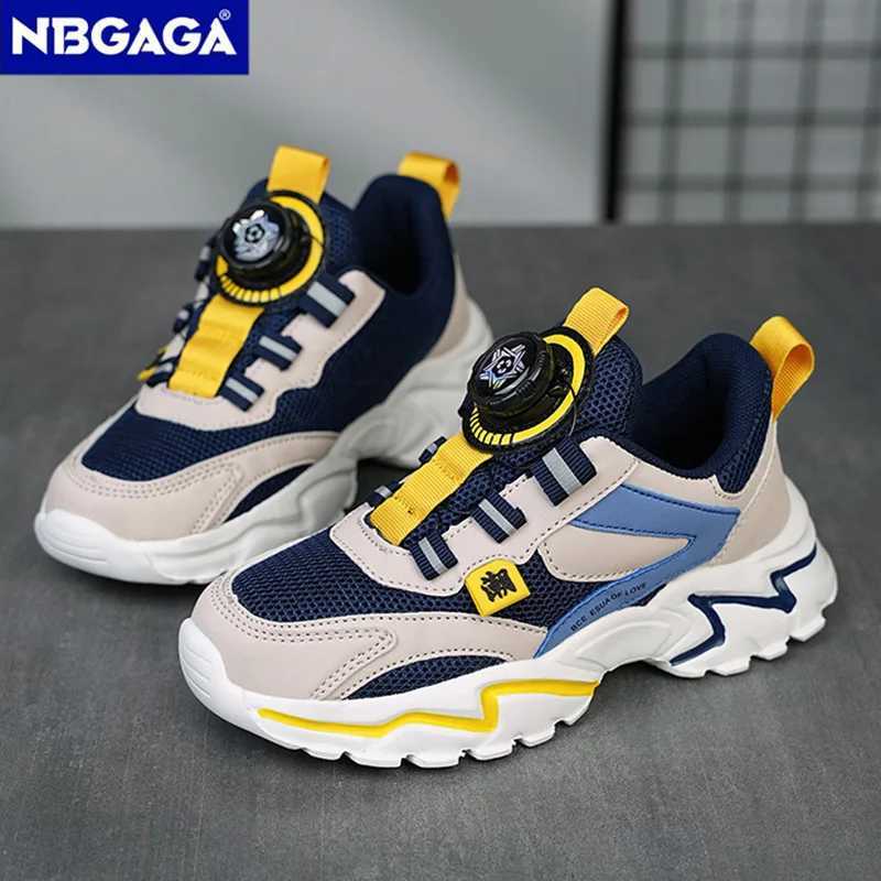 Childrens shoes boys running sports shoes coaches sports shoes big childrens breathable mesh school shoes soft soled casual walking net W250225