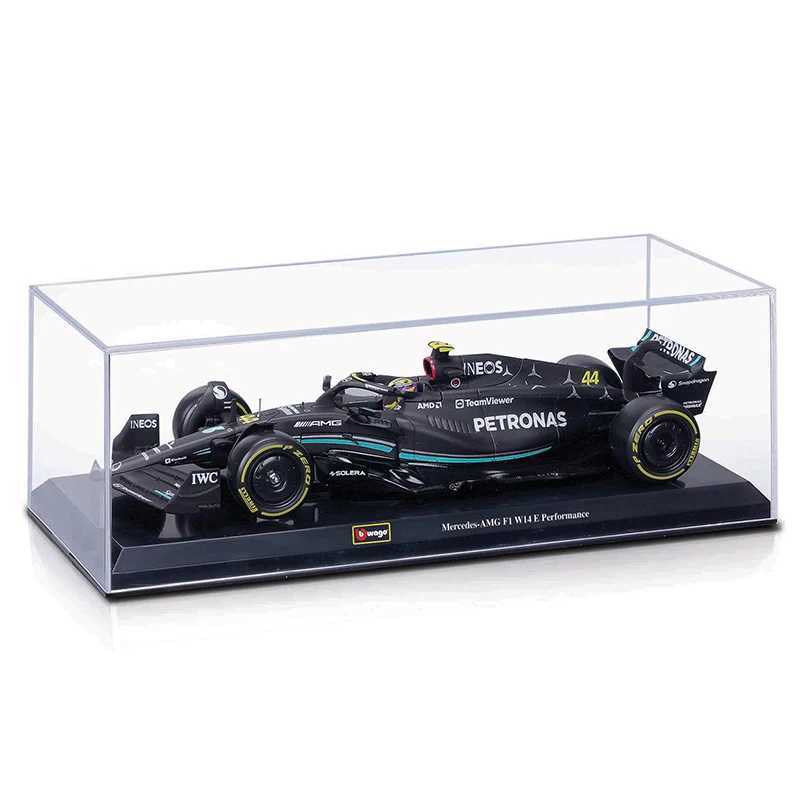 Free shipping Download 1 24 Mercedes-AMG F1 Team W14 2023 Large Size Special Edition #44 Hamilton Alloy Car Model Forla Racing Diecast Toy