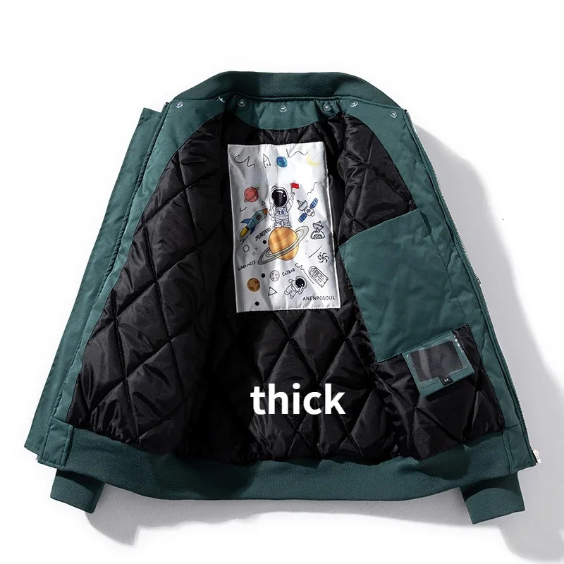 Men Women Bomber Jacket Fashion Autumn Winter Pilot Jacket Solid Vintage Baseball Coat Hooded Couple Windbreaker Pocket Pink 250224