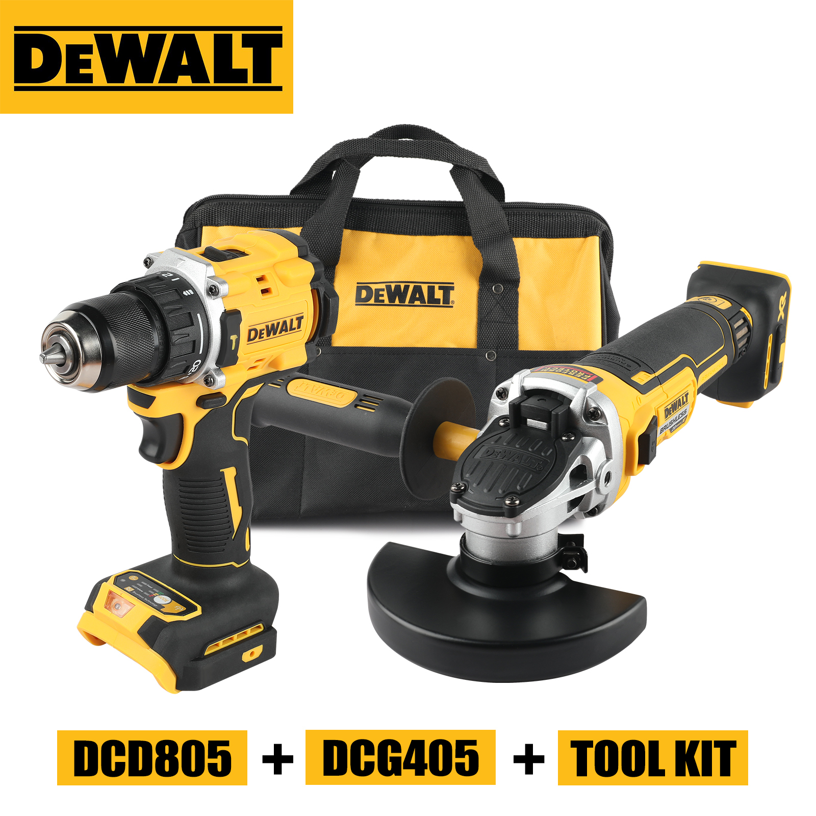 DeWalt Cordless Tool Bundle DCF805 & DCG405NT Series for Versatile Handling of Home Improvement Tasks