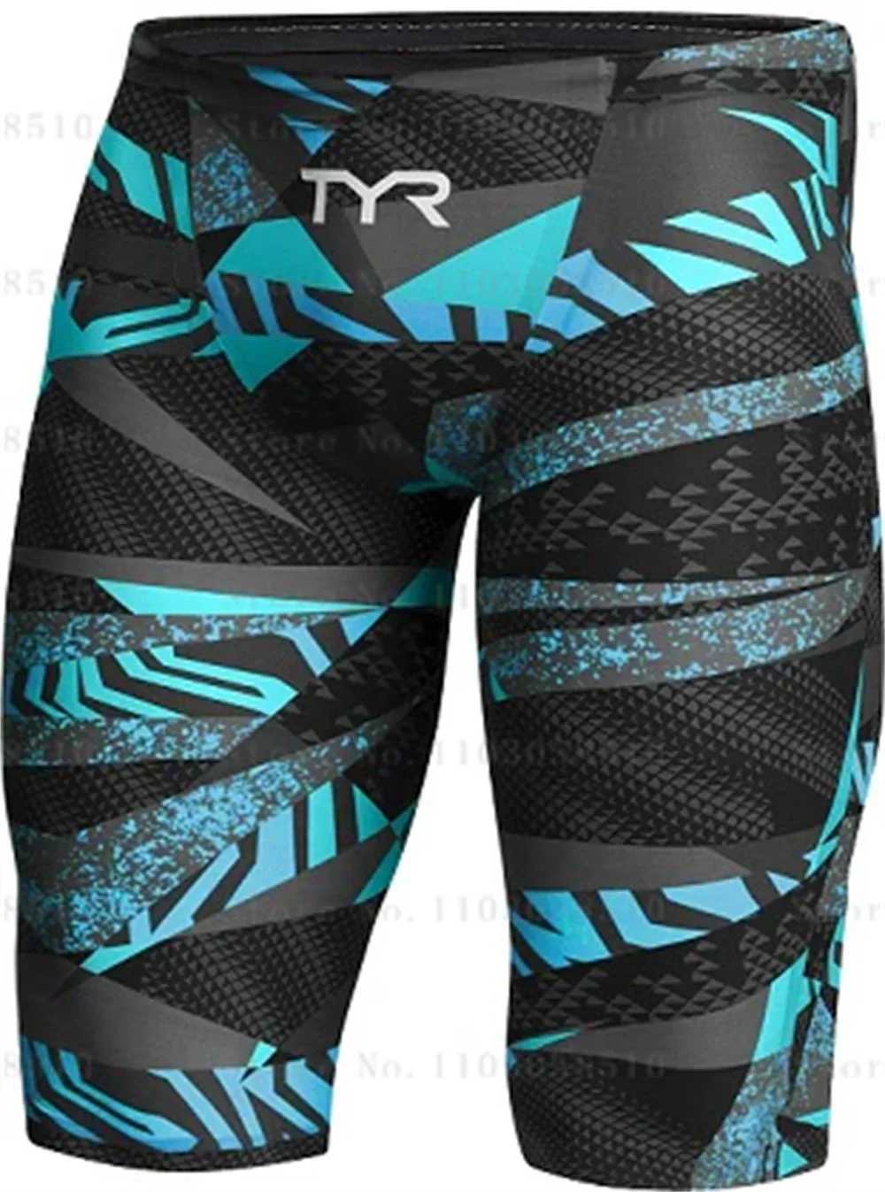 Mens Swim Jammer Swimming Trunks Professional Swim Surf Trunks Beach Uv Protection Gym Endurance Athletic Training Tights ShortsXJ250224